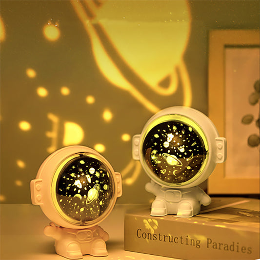 Galaxy Star Projector Starry Sky Night Light Astronaut Lamp Room Decr Gift Child Kids Baby Christmas Spaceman Projection - The Best World Electric