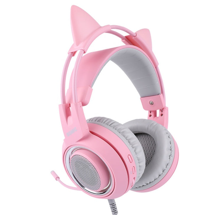 G951 Gaming Headset USB 7.1 Virtual Surround Sound Headsets LED Cat Ear Headphones - The Best World Electric