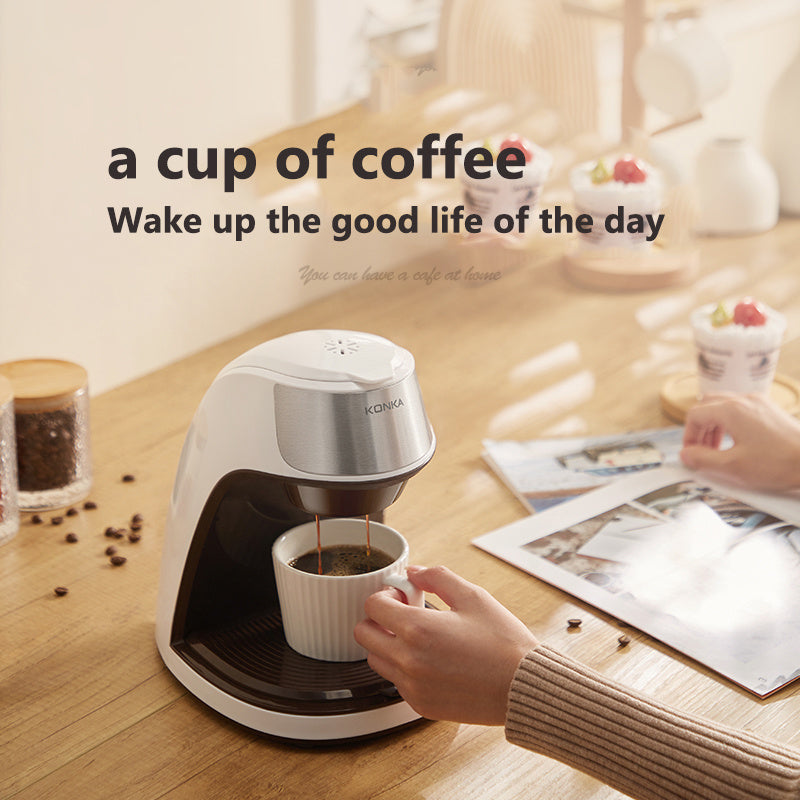 New Coffee Machine Fully Automatic Home Office Mini American Small Portable Coffee Maker - The Best World Electric