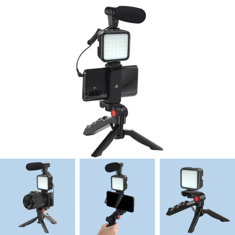 Compatible with Apple, Profession Vlog Tripod Kit Vlogging Photography With Smartphone Video Studio - The Best World Electric