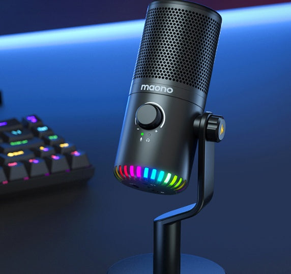 Computer Games Microphone Esports Anchor Live Voice Noise Cancelling - The Best World Electric