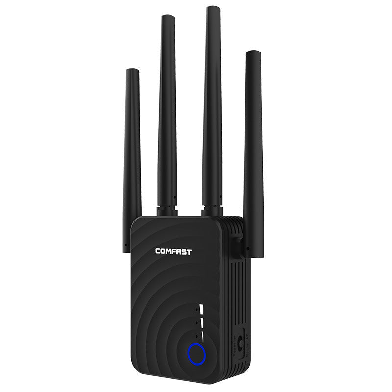 Dual-band 1200-megabit wireless relay router