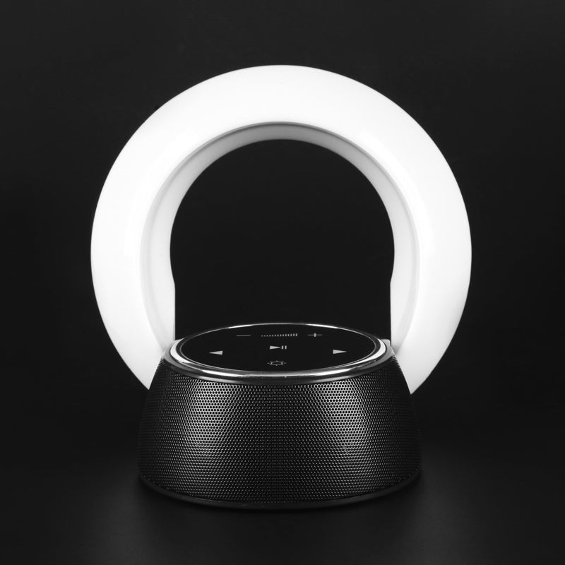 Creative Bluetooth Subwoofer Stereo Speaker LED Desk Lamp Stepless Dimming Folding Touch Atmosphere Night Light - The Best World Electric