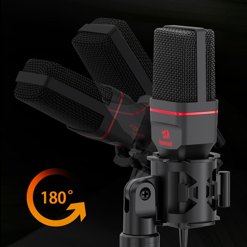 Compatible with Apple, Condenser Microphone With Tripod 3.5 Mm Audio Computer Studio - The Best World Electric