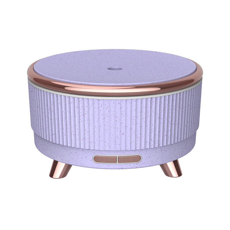 Ultrasonic Aroma Diffuser Wood Grain Home Mini 500ml Humidifier Desktop Large Capacity Essential Oil Diffuser