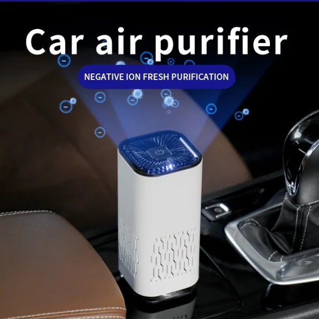 Car Air Purifier Portable Negative Ion Generator Remove Formaldehyde Dust Smoke Air Freshen Washer For Home Car - The Best World Electric