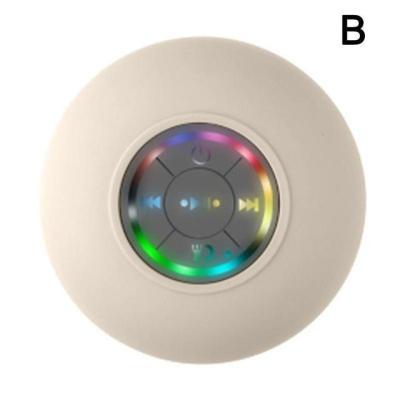 Big Suction Cup Waterproof Bluetooth Speaker LED Light Emitting - The Best World Electric