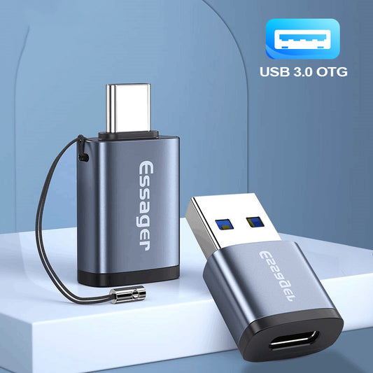 TypeC To USB3.0 Female Adapter For Mobile Phone External U Disk - The Best World Electric