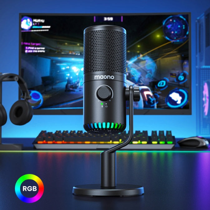 Computer Games Microphone Esports Anchor Live Voice Noise Cancelling - The Best World Electric