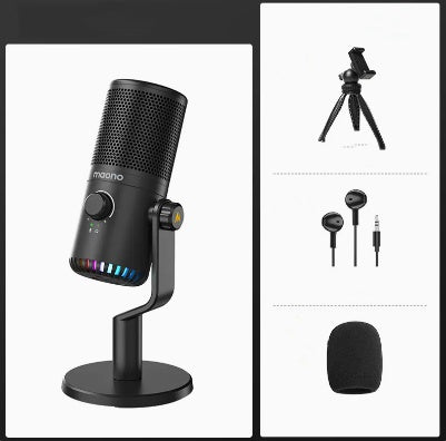 Computer Games Microphone Esports Anchor Live Voice Noise Cancelling - The Best World Electric